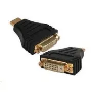 GEMBIRD HDMI muški na DVI ženski redukcijski kabel (pozlaćeni kontakti, crni)