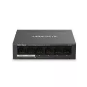 MERCUSYS prekidač MS106LP (6x100Mb/s, 4xPoE+, 40W, bez ventilatora)
