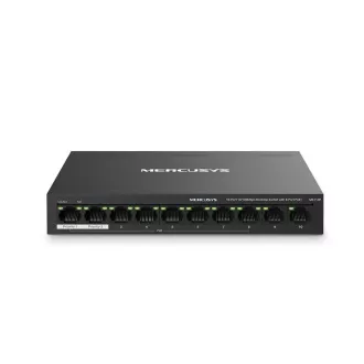 MERCUSYS prekidač MS110P (10x100Mb/s, 8xPoE+, 65W, bez ventilatora)