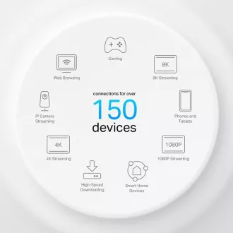 TP-Link Deco X50-PoE (3 paketa) WiFi6 Mesh (AX3000, 2,4 GHz/5 GHz, 1x2, 5GbELAN/WAN, 1xGbELAN/WAN, 1xPoE)