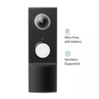 TP-Link Tapo D235 Pametno video zvono (5MP, 2K, WiFi, IR 10m, microSD)