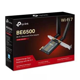 TP-Link Archer TBE400E WiFi7 PCIe adapter (BE6500, 2.4GHz/5GHz/6GHz, Bluetooth5.4)
