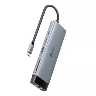TP-Link UH9120C USB-C hub 9u1 (3xUSB3.2Gen1, 1xUSB-C3.2Gen1, 1xGbE, 1xHDMI, 1xSD, 1xmicroSD, PD 100W) TP-Link UH9120C USB-C hub 9u1 (3xUSB3.2Gen1, 1xUSB-C3.2Gen1, 1xGbE, 1xHDMI, 1xSD, 1xmicroSD, PD 100W)