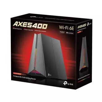 TP-Link Archer GXE75 EasyMesh WiFi6E ruter (AXE5400, 2.4GHz/5GHz/6GHz, 1x2, 5GbELAN/WAN, 1xGbELAN/WAN, 3xGbELAN, 1xUSB3.0)