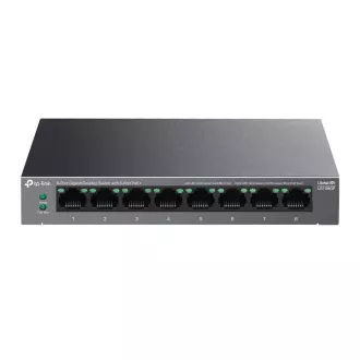 TP-Link LiteWave preklopnik LS108GP (8xGbE, 8xPoE+, 62W, bez ventilatora) TP-Link LiteWave preklopnik LS108GP (8xGbE, 8xPoE+, 62W, bez ventilatora)