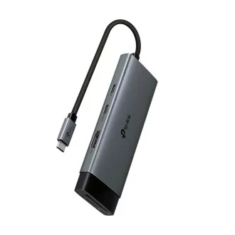 TP-Link UH7020C USB-C hub 7u1 (2x USB3.2Gen1, 1xUSB-C3.2Gen1, 1xHDMI, 1xSD, 1xmicroSD, PD 100W)
