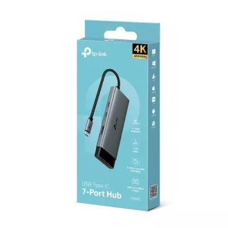 TP-Link UH7020C USB-C hub 7u1 (2x USB3.2Gen1, 1xUSB-C3.2Gen1, 1xHDMI, 1xSD, 1xmicroSD, PD 100W)