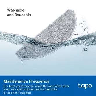 TP-Link Tapo RVA301 set od 5 perivih maramica (5x) za Tapo RV30 Max Plus, RV30 Max, RV20 Max Plus, RV20