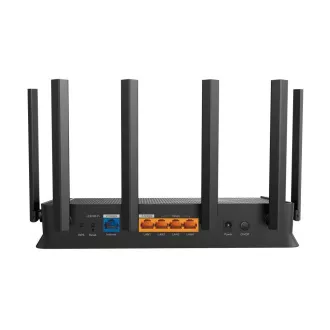 TP-Link Archer BE400 EasyMesh WiFi7 ruter (BE6500, 2x 4GHz/5GHz, 1x2, 5GbEWAN, 1x2, 5GbELAN, 3xGbELAN, 1xUSB3.0)