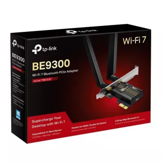 TP-Link Archer TBE552E WiFi7 PCIe adapter (BE9300, 2.4GHz/5GHz/6GHz, Bluetooth 5.4)