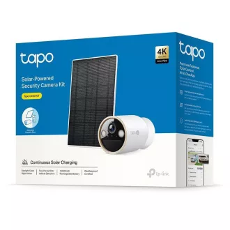 TP-Link Tapo C460 KIT vanjska kamera, solarni panel (8MP, 4K, 2160p, IR 15m, WiFi, micro SD kartica, IP66)