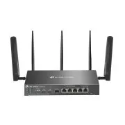 TP-Link ER706WP-4G OMADA VPN 4G+Cat6 ruter (AX3000, 1xSFP WAN/LAN, 1xGbEWAN, 4xGbELAN/WAN, 4xPoE+, 45W, 2xnanoSIM)