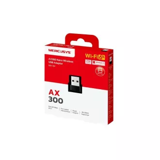 MERCUSYS MA14N WiFi6 USB nano adapter (AX300, 2,4 GHz, USB2.0)