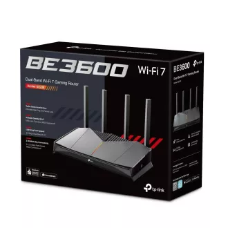 TP-Link Archer GE230 EasyMesh WiFi7 ruter (BE3600, 2.4GHz/5GHz, 1x2, 5GbEWAN, 1x2, 5GbELAN, 3xGbE, 1xUSB3.0)