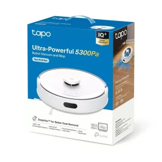 TP-Link Tapo RV30 Max robotski usisavač s krpom (LiDAR+IMU, 2,4 GHz, BT, bijeli)