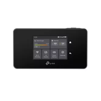 Prijenosni TP-Link M8550 WiFi6E ruter (AXE3600, 5G/4G LTE, 2.4GHz/5GHz/6GHz, 1xGbE, 1xUSB-C, 1xnanoSIM, 1xmicroSD)