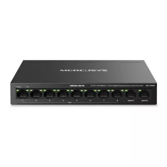 MERCUSYS preklopnik MS110CMP (10x100Mb/s, 8xPoE+, 115W, bez ventilatora) MERCUSYS preklopnik MS110CMP (10x100Mb/s, 8xPoE+, 115W, bez ventilatora)