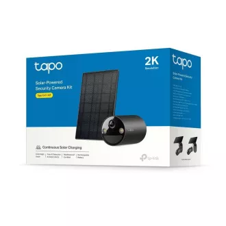 TP-Link Tapo C411 KIT vanjska kamera, solarni panel (3MP, 2K QHD, 1296p, IR 9m, WiFi, micro SD kartica, IP65)