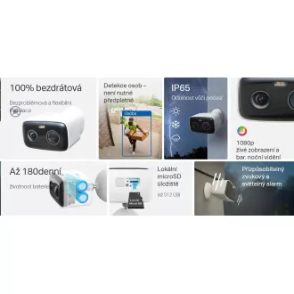 TP-Link Tapo C400 vanjska kamera (2MP, FullHD, 1080p, IR 10m, WiFi, micro SD kartica, IP65)
