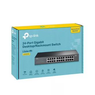 TP-Link LiteWave preklopnik LS1024G (24xGbE, bez ventilatora) TP-Link LiteWave preklopnik LS1024G (24xGbE, bez ventilatora)