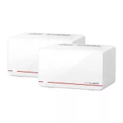 MERCUSYS Halo H37BE (pakiranje od 2) WiFi7 Mesh (BE6500, 2.4GHz/5GHz, 2x2, 5GbELAN/WAN, 1xGbELAN/WAN)
