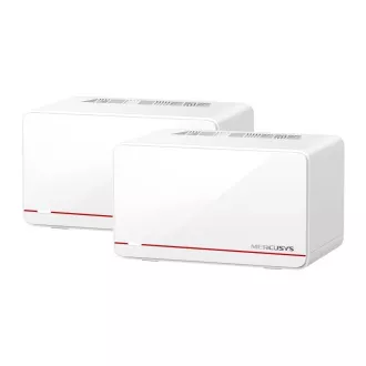 MERCUSYS Halo H37BE (pakiranje od 2) WiFi7 Mesh (BE6500, 2.4GHz/5GHz, 2x2, 5GbELAN/WAN, 1xGbELAN/WAN)