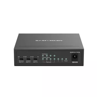 MERCUSYS preklopnik MS106P (6x100Mb/s, 4xPoE+, 67W, bez ventilatora) MERCUSYS preklopnik MS106P (6x100Mb/s, 4xPoE+, 67W, bez ventilatora)