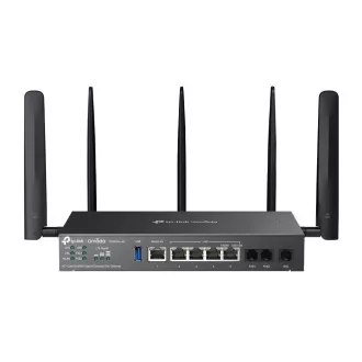 TP-Link DR3650v-4G OMADA ADSL/VDSL/4GLTE pristupnik (AX3000, 2xFXS, 1xDSL, 2.4GHz/5GHz, 1xGbELAN/WAN, 4xGbE, 1xUSB3.0, 2xnanoSIM)