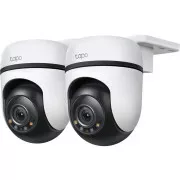 TP-Link Tapo C510W (2 komada) vanjska kamera, (3MP, PTZ, 2K 1296p, WiFi, IR 30m, micro SD kartica)