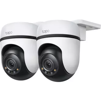 TP-Link Tapo C510W (2 komada) vanjska kamera, (3MP, PTZ, 2K 1296p, WiFi, IR 30m, micro SD kartica)