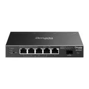TP-Link OMADA preklopnik SG2206MP (5xGbE, 1xSFP, 4xPoE+, 63W, bez ventilatora)