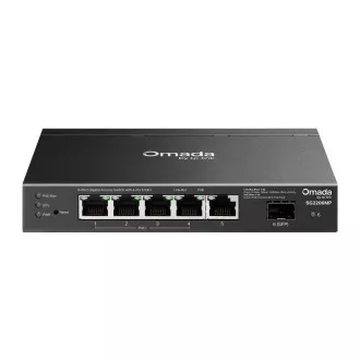 TP-Link OMADA preklopnik SG2206MP (5xGbE, 1xSFP, 4xPoE+, 63W, bez ventilatora) TP-Link OMADA preklopnik SG2206MP (5xGbE, 1xSFP, 4xPoE+, 63W, bez ventilatora)