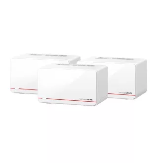 MERCUSYS Halo H37BE (pakiranje od 3) WiFi7 Mesh (BE6500, 2.4GHz/5GHz, 2x2, 5GbELAN/WAN, 1xGbELAN/WAN)