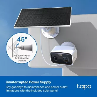 TP-Link Tapo C400 KIT vanjska kamera, solarni panel (2MP, 1080p, IR 10m, WiFi, micro SD kartica, IP65)