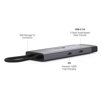TP-Link UH5020C USB-C hub 5 u 1 (2x USB3.2Gen1, 2xUSB-C3.2Gen1, 1xHDMI, PD 100W)