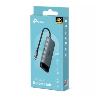 TP-Link UH5020C USB-C hub 5 u 1 (2x USB3.2Gen1, 2xUSB-C3.2Gen1, 1xHDMI, PD 100W)