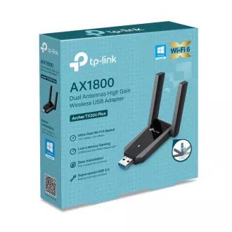 TP-Link Archer TX30U Plus WiFi6 USB adapter (AX1800, 2.4GHz/5GHz, USB3.0)