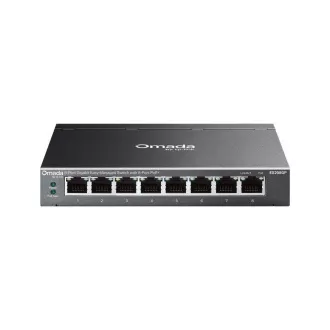 TP-Link OMADA preklopnik ES208GP (8xGbE, 8xPoE+, 64W, bez ventilatora)