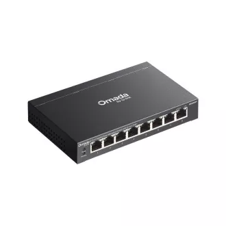 TP-Link OMADA preklopnik ES208GP (8xGbE, 8xPoE+, 64W, bez ventilatora)