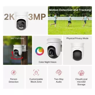 MERCUSYS MC510 vanjska kamera (3MP, 2K, 1296p, IR 30m, WiFi, microSD) MERCUSYS MC510 vanjska kamera (3MP, 2K, 1296p, IR 30m, WiFi, microSD)