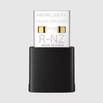 MERCUSYS MA20NB WiFi5 USB nano adapter (AC650, 2.4GHz/5GHz, Bluetooth5.0, USB2.0)