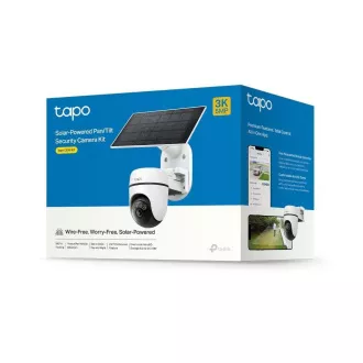 TP-Link Tapo C630 KIT vanjska kamera, solarni panel (5MP, 3K, 1620p, IR 16m, WiFi, micro SD kartica, IP65)