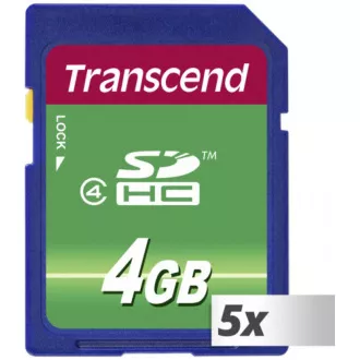 TRANSCEND SDHC kartica 4GB klase 4 TRANSCEND SDHC kartica 4GB klase 4