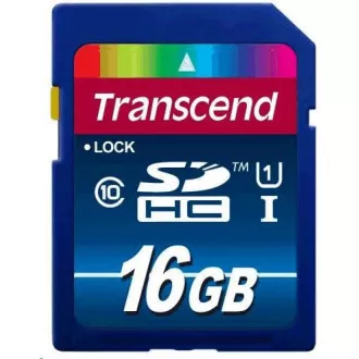 TRANSCEND SDHC kartica 16 GB Premium, klasa 10 UHS-I, 300X (45MB/s)