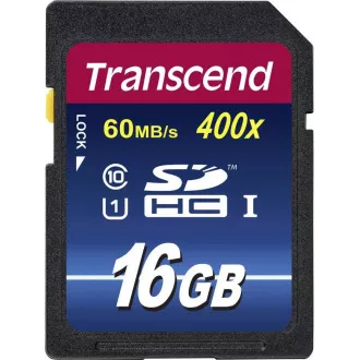 TRANSCEND SDHC kartica 16 GB Premium, klasa 10 UHS-I, 300X (45MB/s)