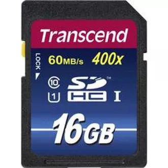 TRANSCEND SDHC kartica 16 GB Premium, klasa 10 UHS-I, 300X (45MB/s)