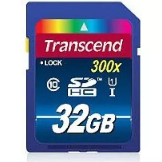 TRANSCEND SDHC kartica 32GB Premium, klasa 10 UHS-I, 300X TRANSCEND SDHC kartica 32GB Premium, klasa 10 UHS-I, 300X