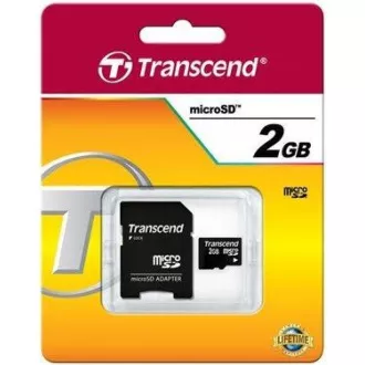 TRANSCEND MicroSD kartica 2GB + adapter