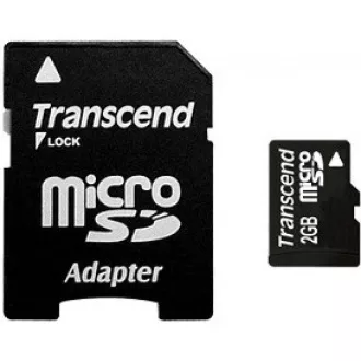TRANSCEND MicroSD kartica 2GB + adapter
