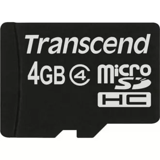 TRANSCEND MicroSDHC kartica 4GB Class 4, bez adaptera